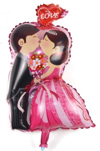 BALON PARA MŁODA Z LOVE 54X79CM