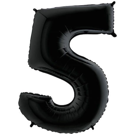 Balon foliowy cyfra 5