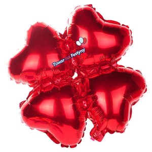 BALON FOLIOWY 18" KONICZYNKA CZERWONA