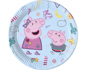 TALERZYKI PAPIEROWE PEPPA PIG 23CM 8SZT