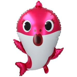 BALON 22" BABY SHARK RÓŻOWY