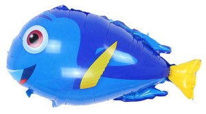 BALON 22" RYBA NIEBIESKA