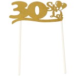 DEKORACJA NA TORT 30 STO LAT ZŁOTA