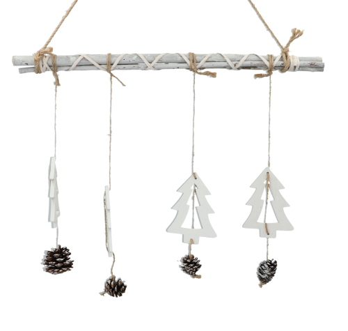 zawieszka drewniana choinki