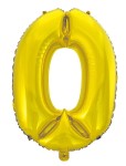 BALON 75cm CYFRA ZŁOTA 0