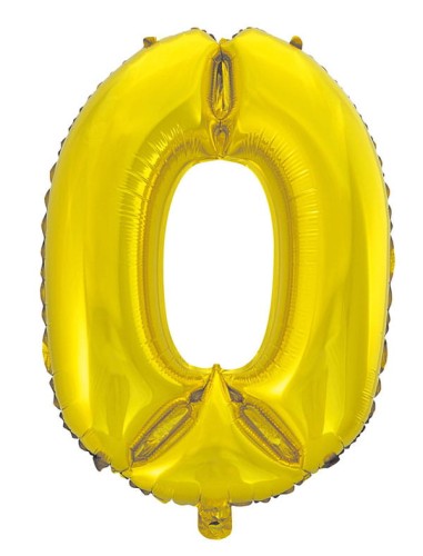 balon 75cm złota