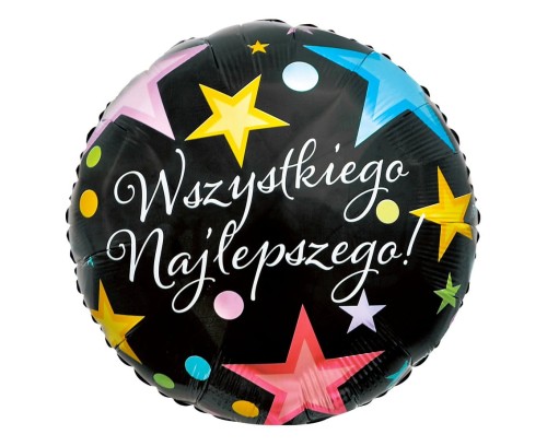 balon 18"wszystkiego nalepszego