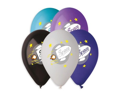 balony 13" rakieta space