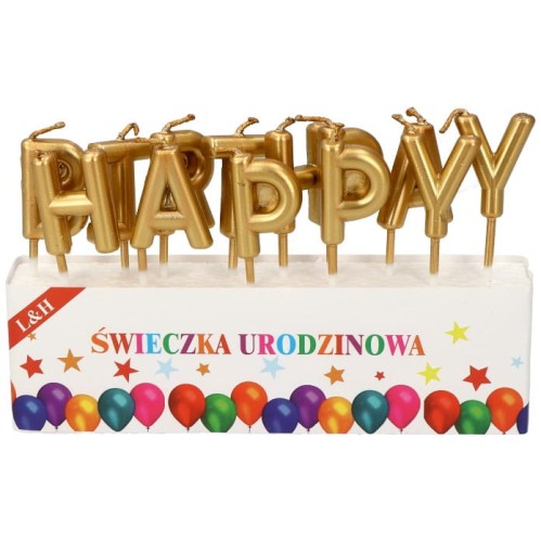 świeczka happy birthday