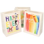 TOREBKA PREZENTOWA OZDOBNA HAPPY...23X18X10CM OPAK 12SZT