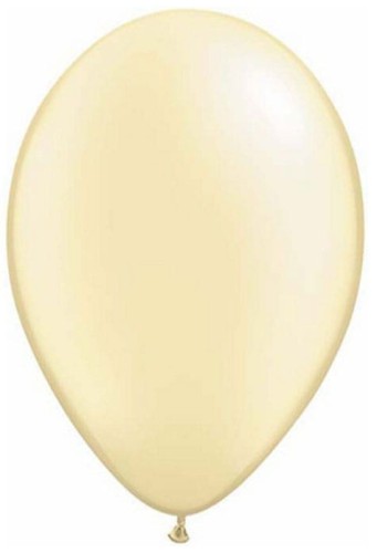 balony 10"kość słoniowa