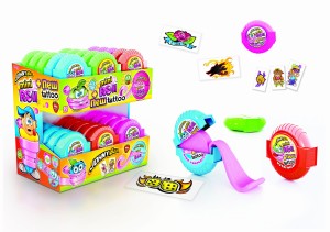 JOHNY BEE GUMA MINI ROLL + TATTOO 18G X 30SZT