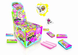 JOHNY BEE RABBIT GUM + TATTOO GUMA DO ŻUCIA Z TATUAŻEM 200szt