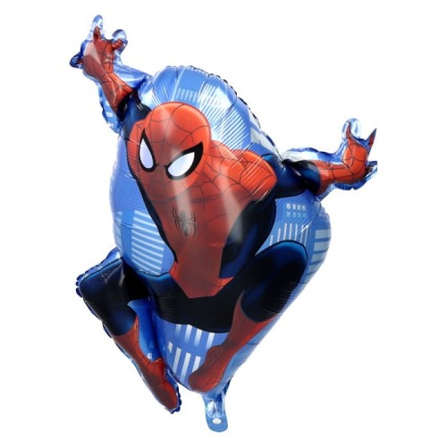 Balon spiderman niebieski