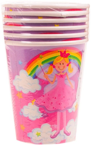 Jednorazowe kubeczki papierowe wróżka