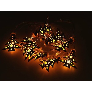 LAMPKI DEKORACYJNE LED ZLOTE CHOINKI BIAŁY CIEPŁY