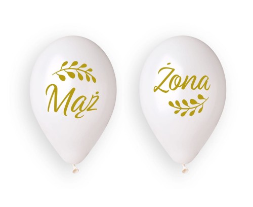 Balony lateksowe mąż i żona