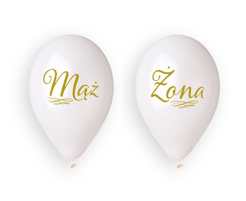 Balony lateksowe mąż i żona
