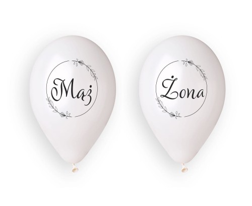 Balony lateksowe maż i zona