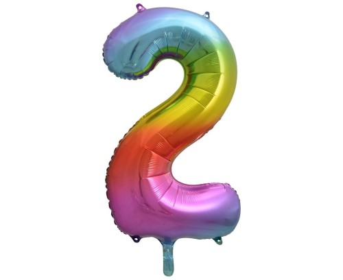Balon foliowy cyfra 2