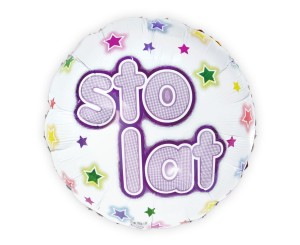 BALON 18" STO LAT RÓŻ