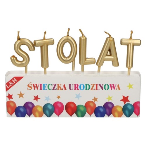 świeczki urodzinowe sto lat