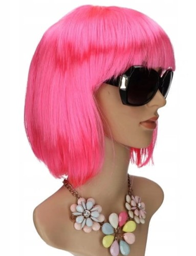 peruka show girls różowa