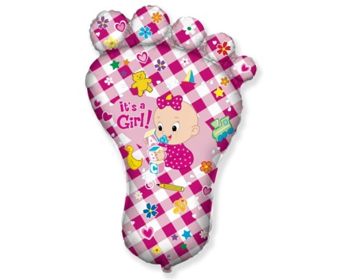 Balon foliowy 24" stopa dziewczynki