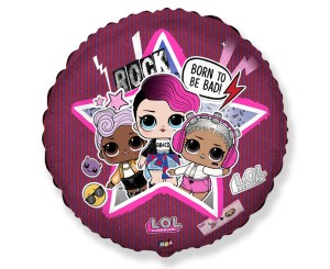BALON HISZPAŃSKI 18" LOL BORN TO BE BAD