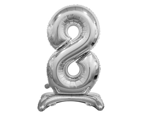 Balon stojący cyfra 8