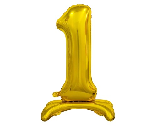 Balon stojący cyfra 1