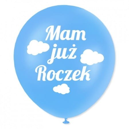 balony lateksowe mam już roczek