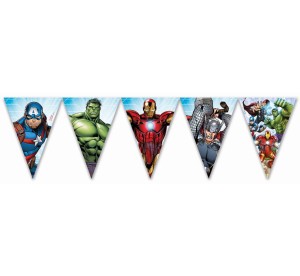 GIRLANDA FLAGI MIGHTY AVENGERS 2,3M