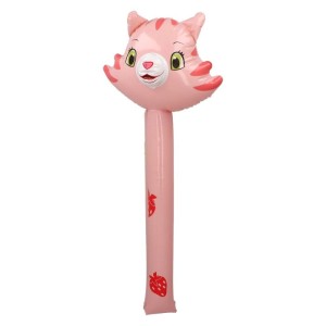 ZABAWKA DMUCHANA PAŁKA KOTEK RÓŻOWY