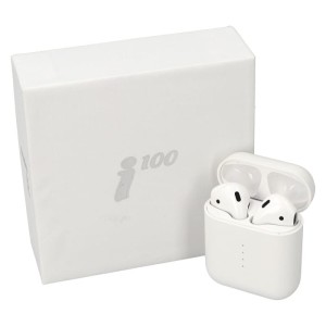 SŁUCHAWKI i100 BEZPRZEWODOWE BLUETOOTH BIAŁE