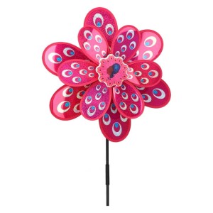 WIATRAK PAW DUŻY RÓŻOWY