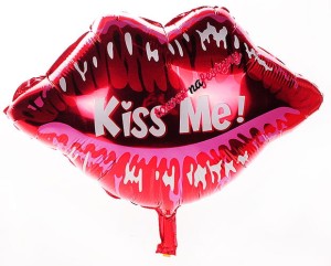 BALON 18" USTA KISS ME