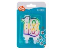 świeczka cyfra 18