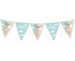BANNER URODZINOWY HAPPY BIRTHDAY Z LISKIEM 326CM