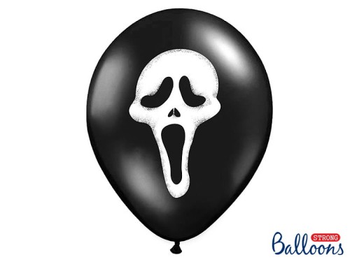 balony krzyk na halloween
