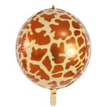 BALON FOLIOWY KULA ŻYRAFA 55CM