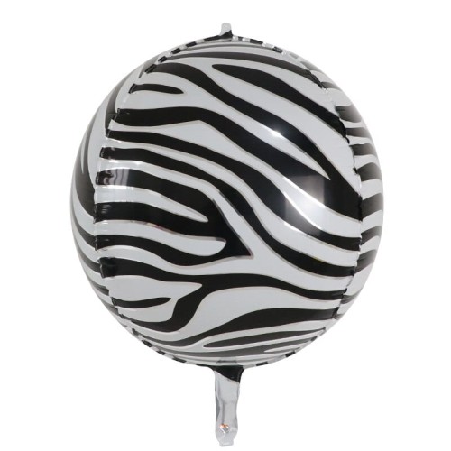 balon kula zebra