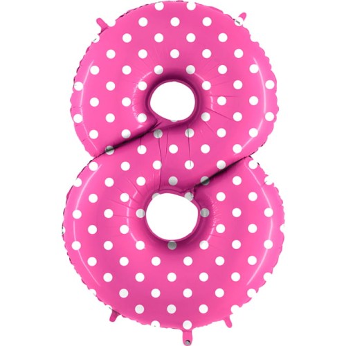 Balon foliowy cyfra 8