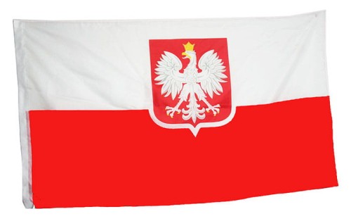 peleryna z godłem Polski