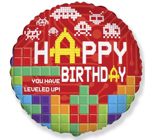 Balon 18" Tetris