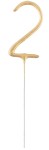 ZIMNE OGNIE ZŁOTA CYFRA 2 17CM