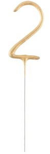 ZIMNE OGNIE ZŁOTA CYFRA 2 17CM