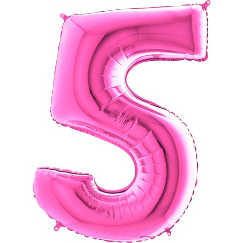 balon 100cm cyfra 5