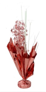 STOJAK NA BALONY Z PATYCZKAMI 6SZT CIĘŻAREK GOLD ROSE