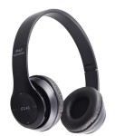 BEZPRZEWODOWE SŁUCHAWKI BLUETOOTH P47 CZARNE